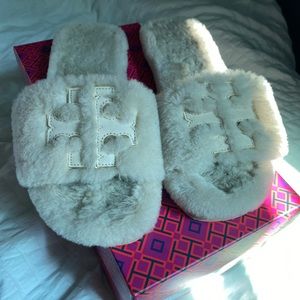 Tory Burch Fur Slide